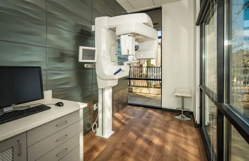 The i-CAT 3D imaging room at Golden Hills Family Dental.