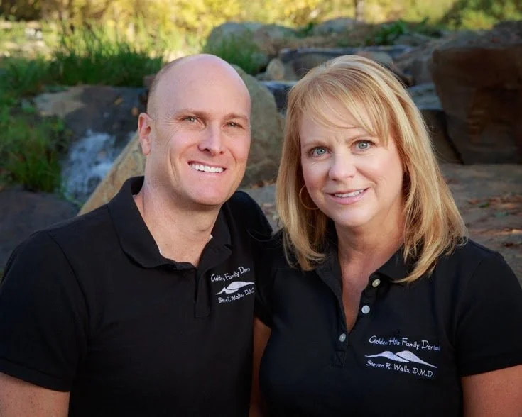 Dr. Steven Walls and Wendy Hagel of Golden Hills Family Dental.